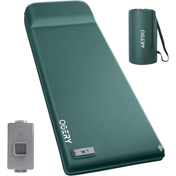 OGERY Inflatable Sleeping Pad with Electric Pump