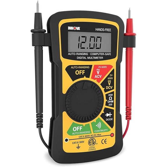 Innova 3300 Hands-Free Digital Multimeter Black