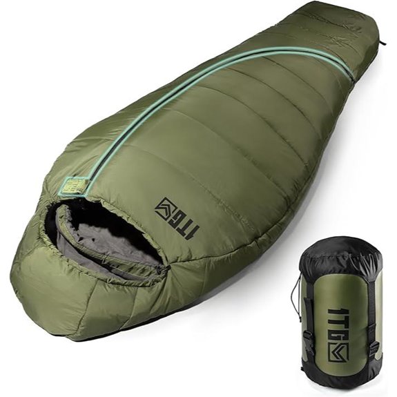 Adult Cold Weather Sleeping Bag with Hood