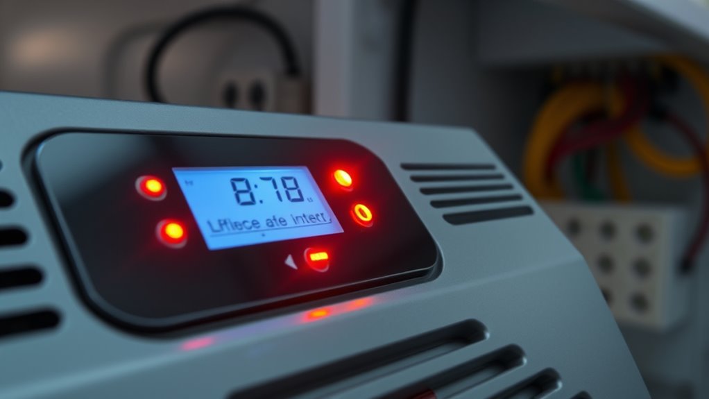 inverter alarms indicate issues