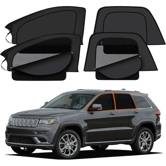 XCBYT Jeep Grand Cherokee Car Window Shades