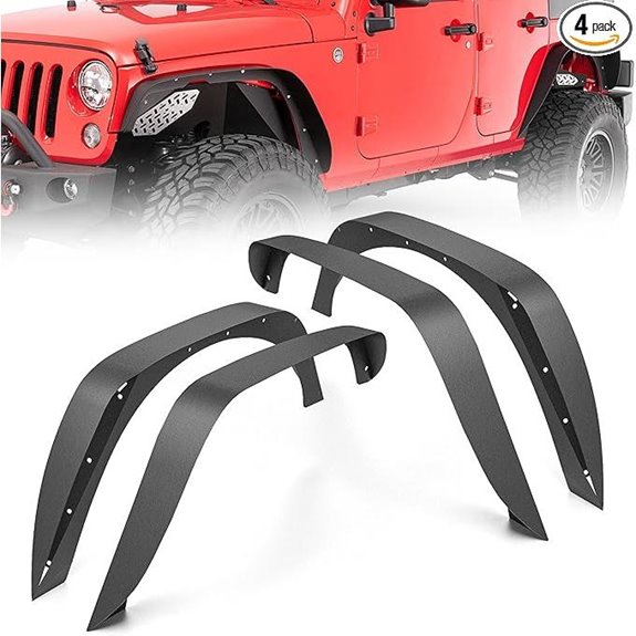 Jeep Wrangler JK Fender Flares Kit (4 Pieces)