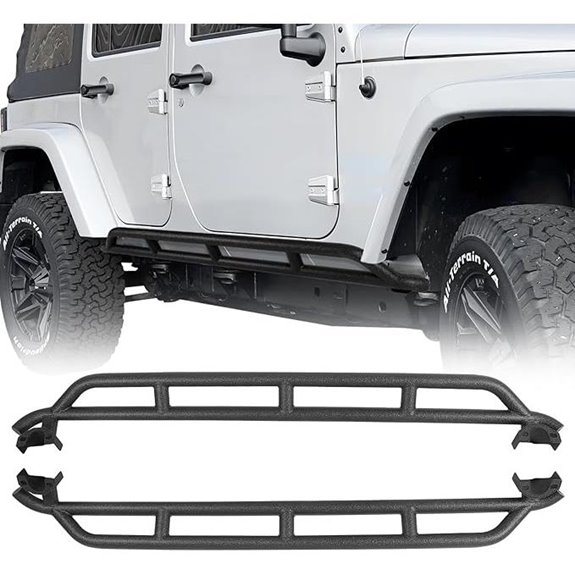 Wrangler JK Rock Slider Nerf Bars Side Steps