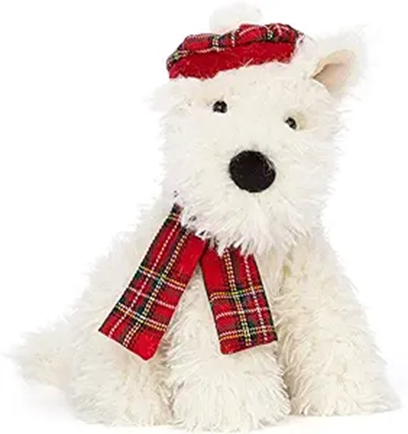 Jellycat Winter Warmer Munro Scottie Dog Plush