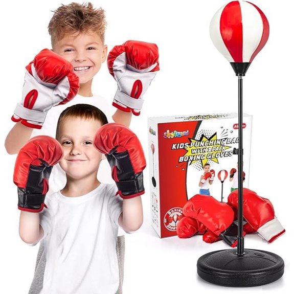 kids punching bag set