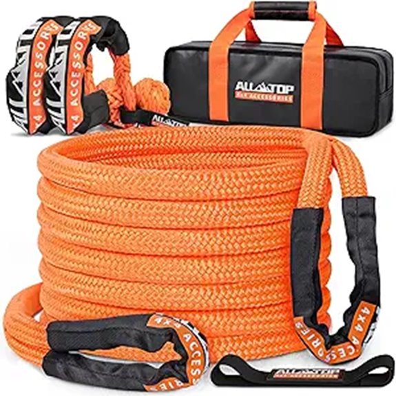 ALL-TOP Kinetic Recovery Rope Kit with Shackles