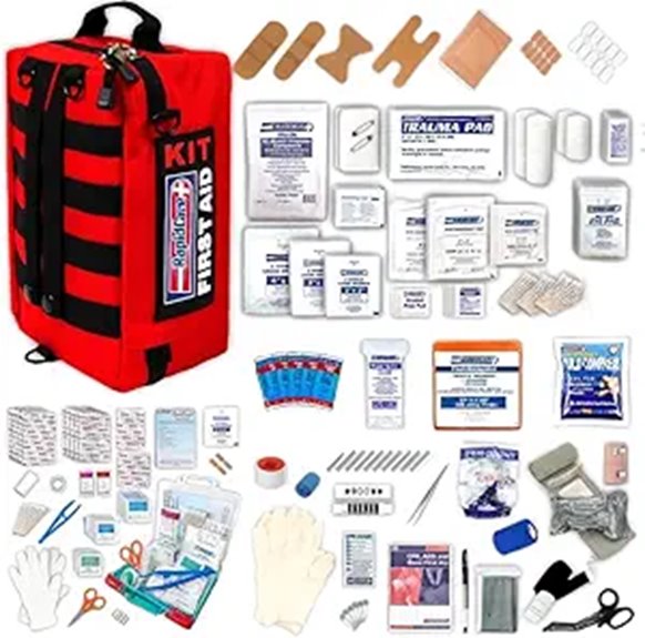 Rapid Care 300+ Piece First Aid Kit with Travel Pack