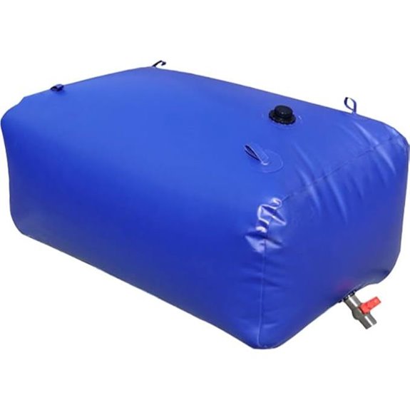 400L Collapsible Water Bladder with Valve