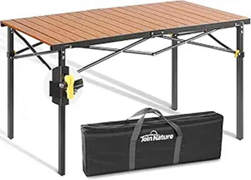 Large Folding Camping Table for 2-6 People