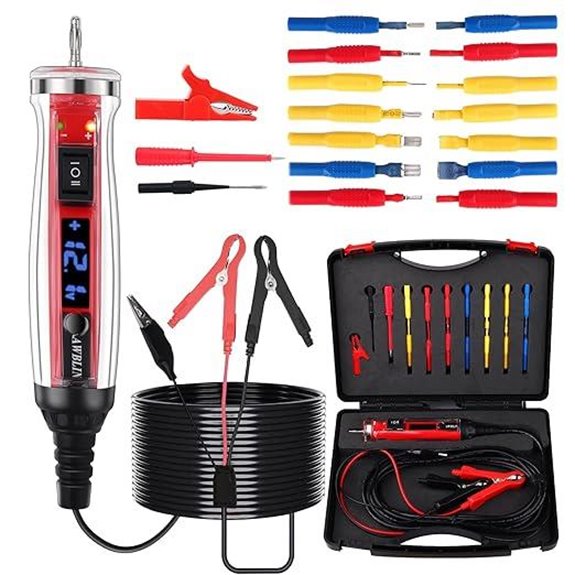 Power Circuit Tester Kit with LCD and Carrying Case