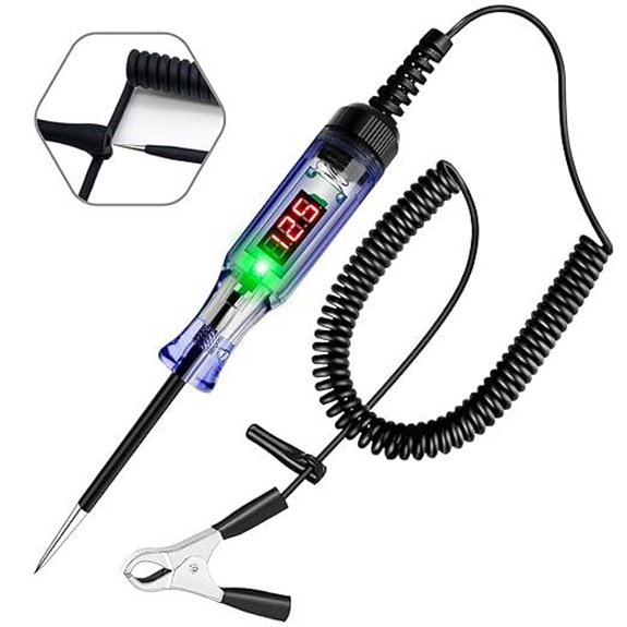 Automotive LED Circuit Tester with Voltage Display