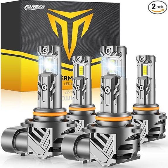 9005/9006 LED Bulb Kit 4-Pack Ultra-Bright Long-Lasting