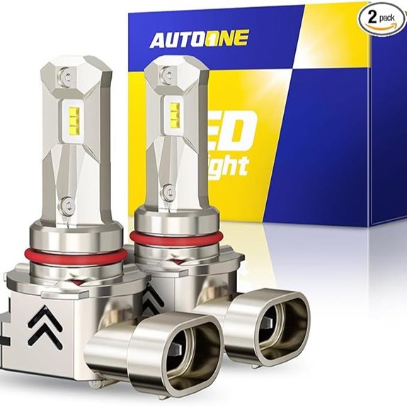 AUTOONE 9005 HB3 LED Fog Light Bulbs (2-Pack)