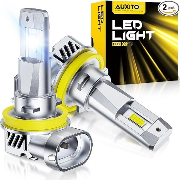 AUXITO H11/H8/H9 LED Headlight Bulbs (Pack of 2)
