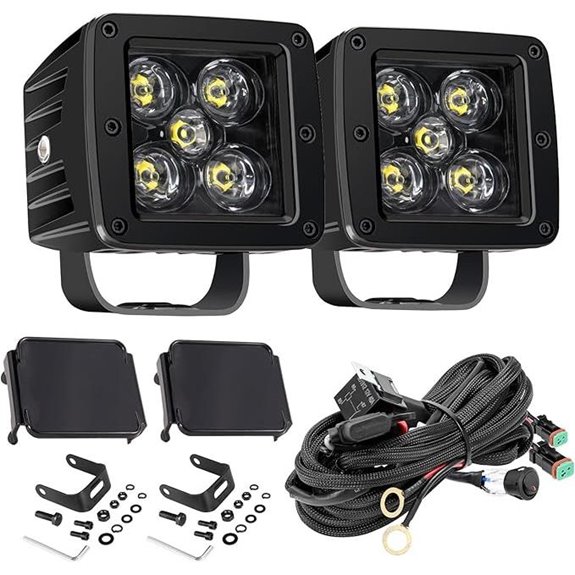 LED Cubes 2-Pack 3 Inch 100W Off-Road Light Kit