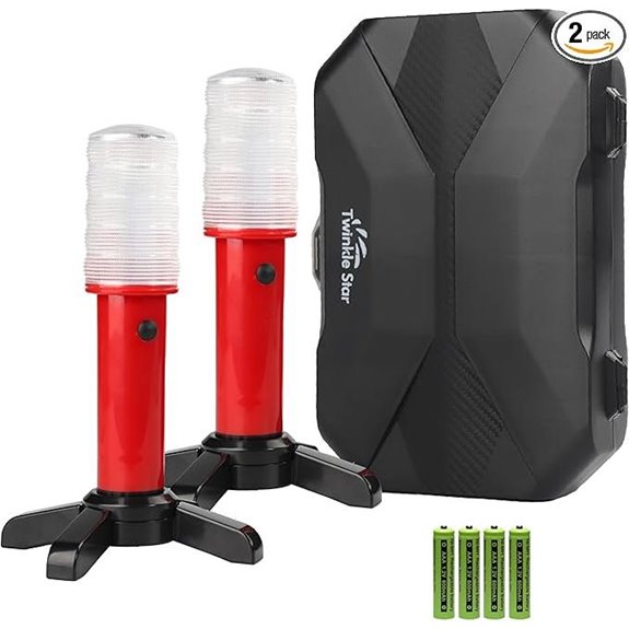 Twinkle Star LED Safety Roadside Flares (Set of 2)