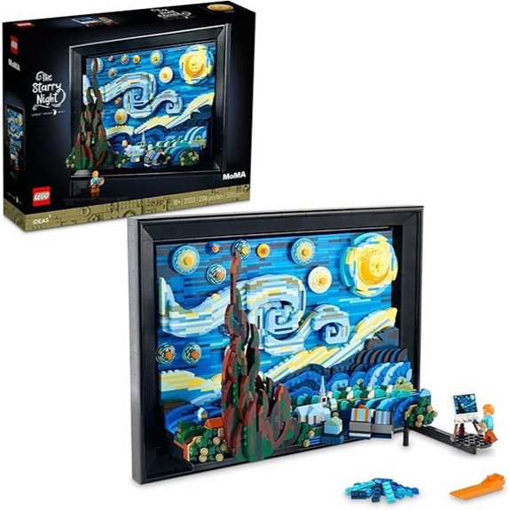 LEGO Vincent Van Gogh Starry Night Wall Art