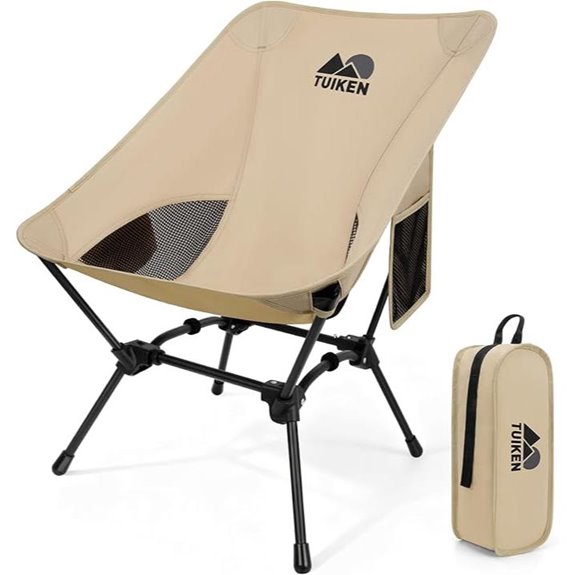Ultralight Portable Camping Chair with Cup Holder
