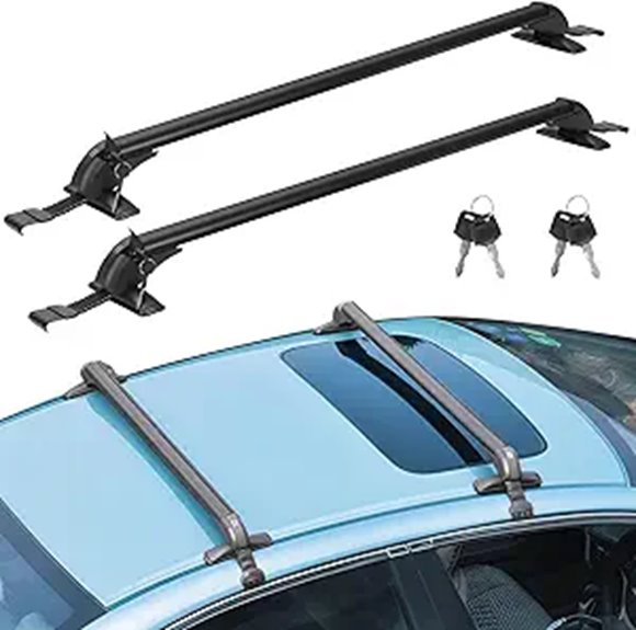 Universal Roof Rack Cross Bars with Lock