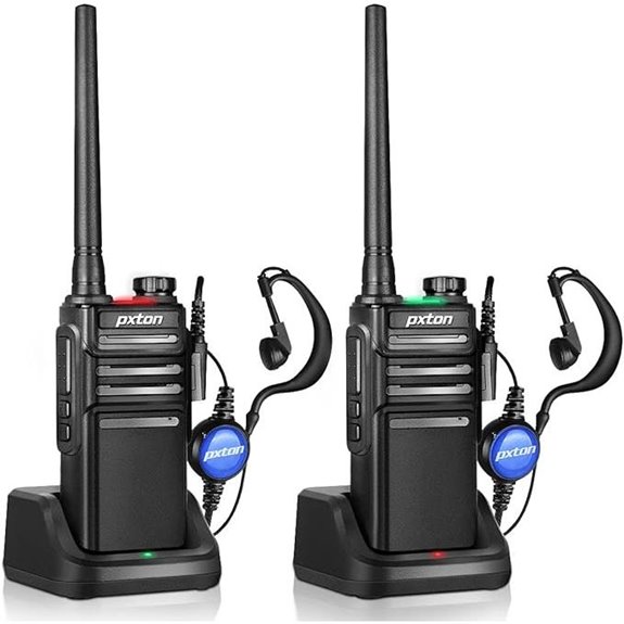 Pxton 999S Long Range Rechargeable Walkie Talkies (2 Pack)