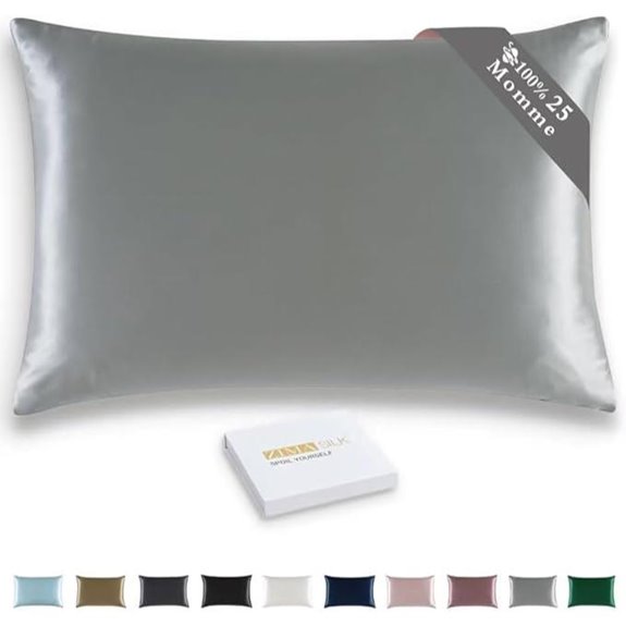 ZIMASILK 25 Momme 100% Mulberry Silk Pillowcase