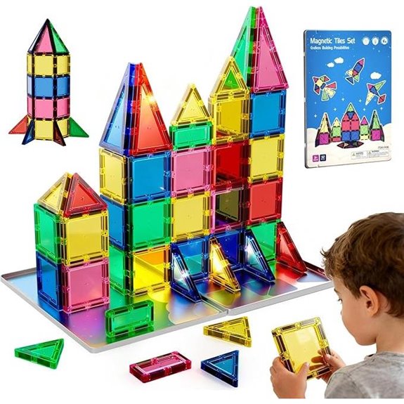 Magnetic Building Tiles for Kids (32PCS)