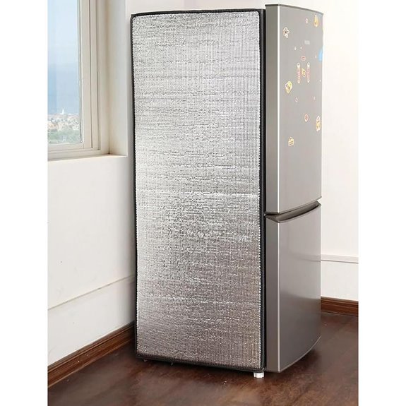 Refrigerator Cover with Magnet & Insulation Blanket