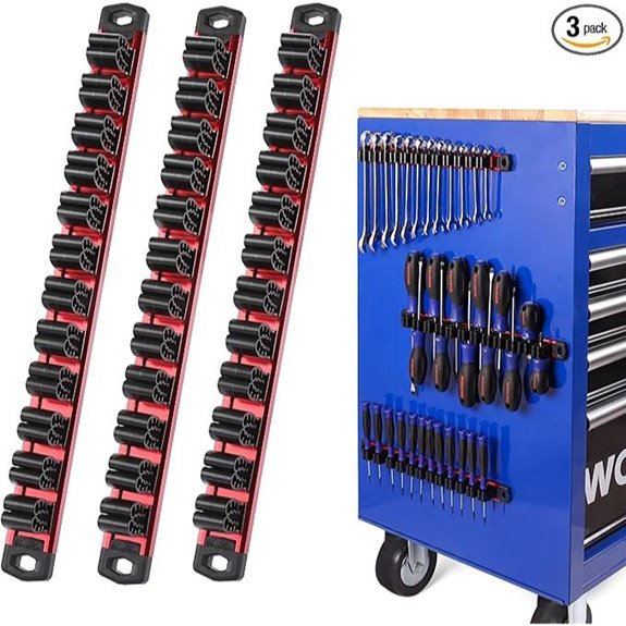 WORKPRO Magnetic Tool Organizer for Screwdrivers and Wrenches