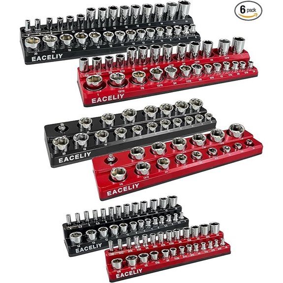 Magnetic Socket Organizer Set for SAE & Metric Sockets