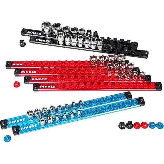 8-Piece Magnetic Socket Organizer Set