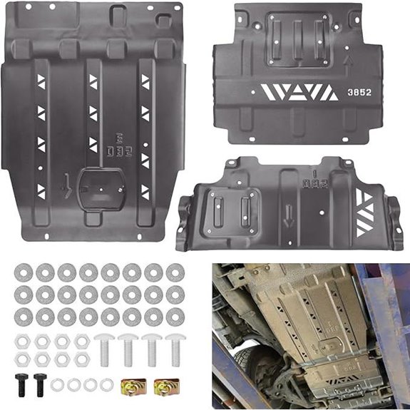 Manganese Steel Full Skid Plate Kit for Ford F150