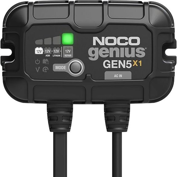 NOCO Genius GEN5X1 1-Bank Marine Battery Charger