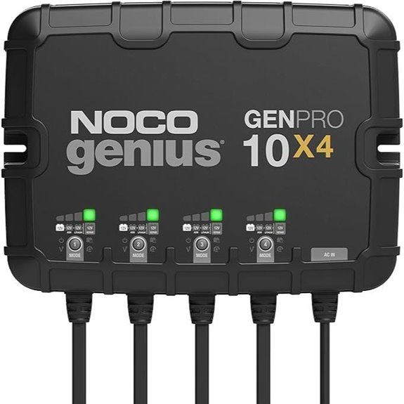 NOCO GENPRO10X4 Marine Battery Charger (4 Banks)