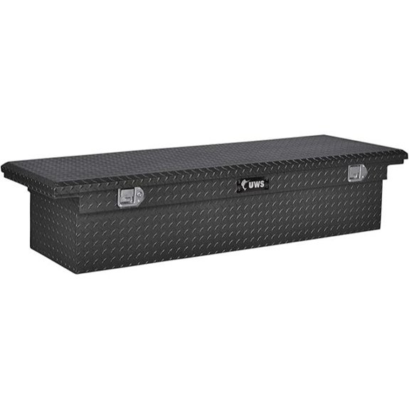 UWS EC10473 69-Inch Matte Black Aluminum Truck Toolbox