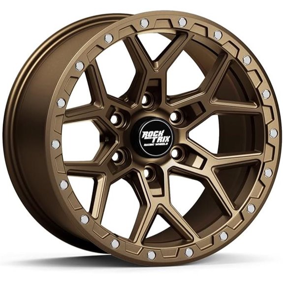 RockTrix 17 Matte Bronze Wheel for Toyota SUVs