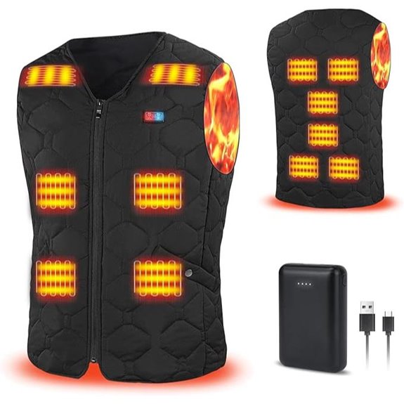 Rrtizan Men's Heated Vest with Battery Pack