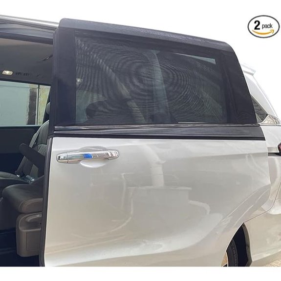 Mesh Car Window Screens 2-Pack for MPV Sliding Doors