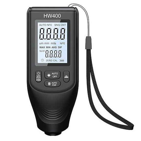 Digital Paint Thickness Gauge for Metals and Ceramics