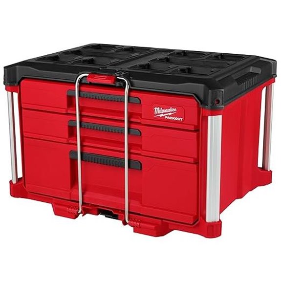 Milwaukee Packout 3 Drawer Multi-Deep Tool Organizer Box - 48-22-8447