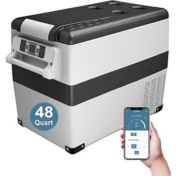 Portable Car Fridge Cooler with APP Control