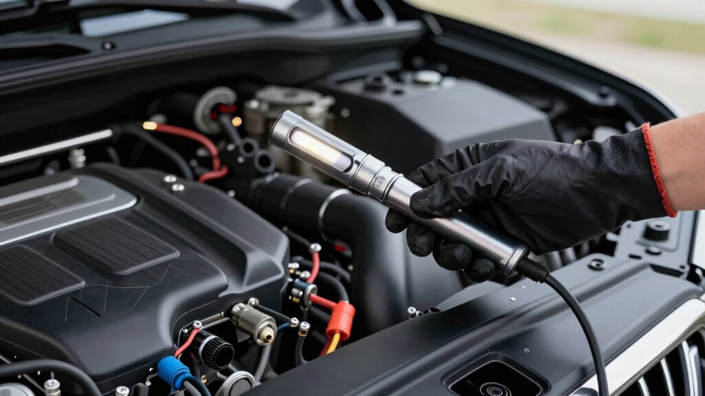 modern vehicle light testing