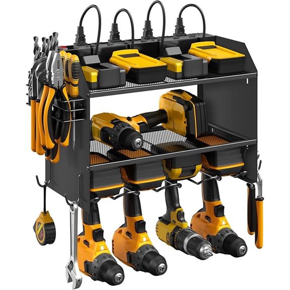 CCCEI Modular Power Tool Organizer with Charging Station