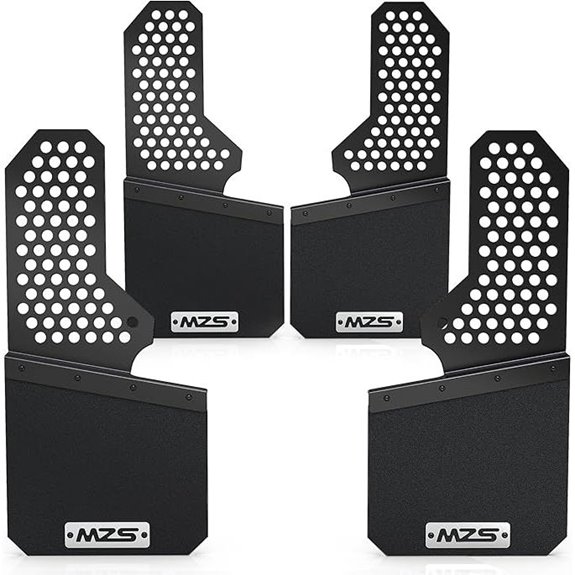 MZS Mud Flaps for Trucks and SUVs (Pack of 4)