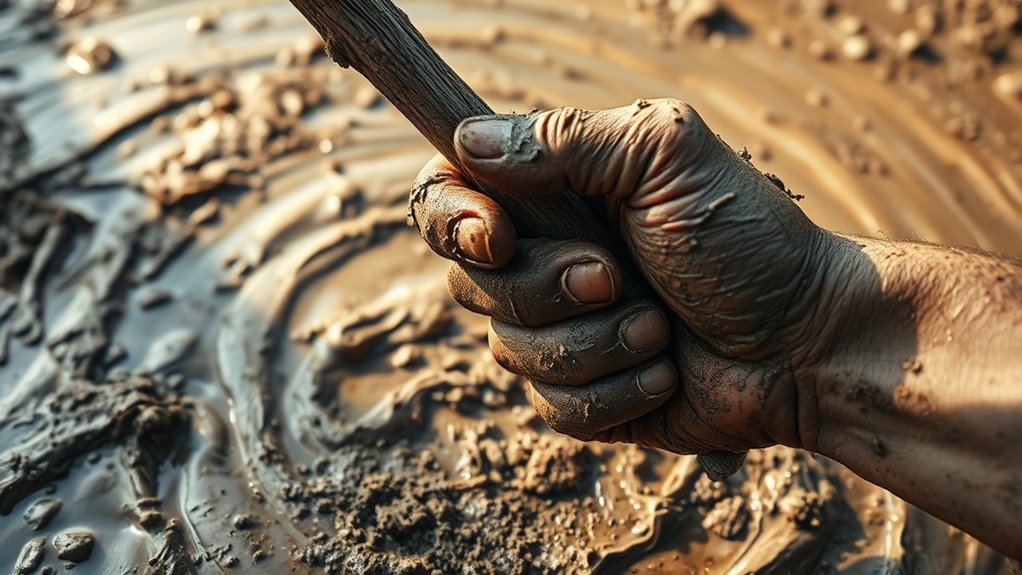 mud recovery traction techniques
