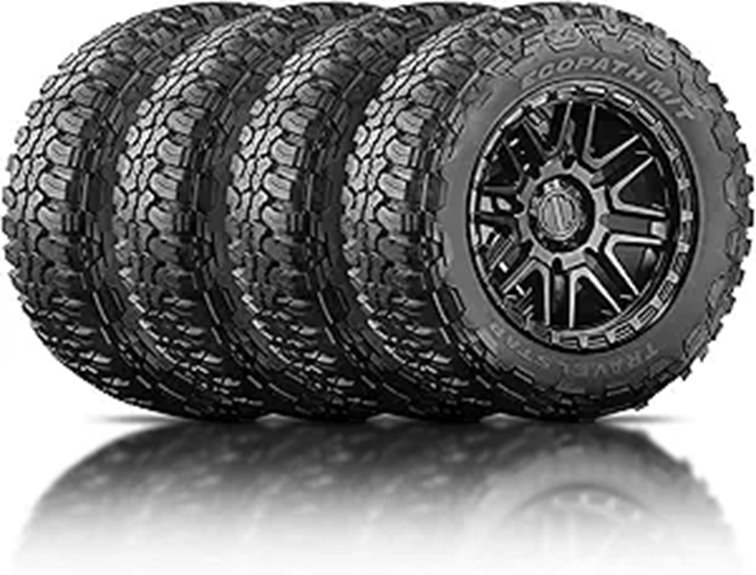 Travelstar EcoPath M/T 33X12.50R20 Mud Terrain Tire (Set of 4)