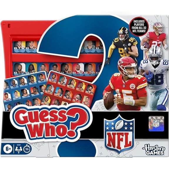 Guess Who? NFL Edition Board Game for Kids