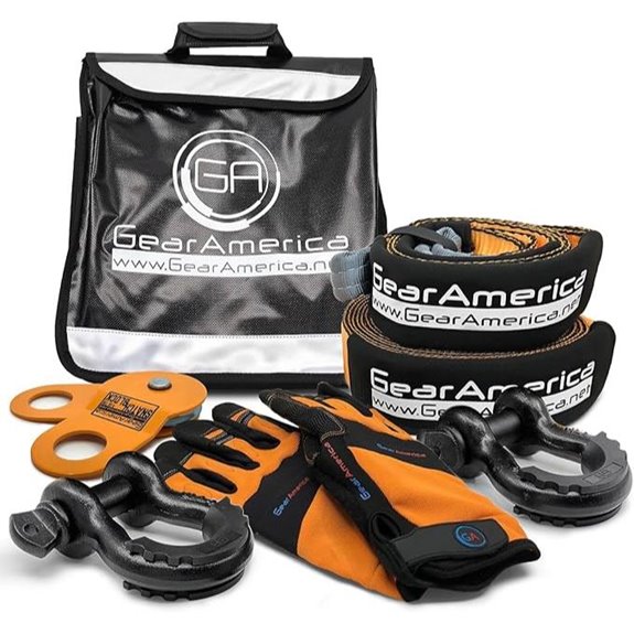 GearAmerica Off Road Recovery Kit with Tow & Safety Gear
