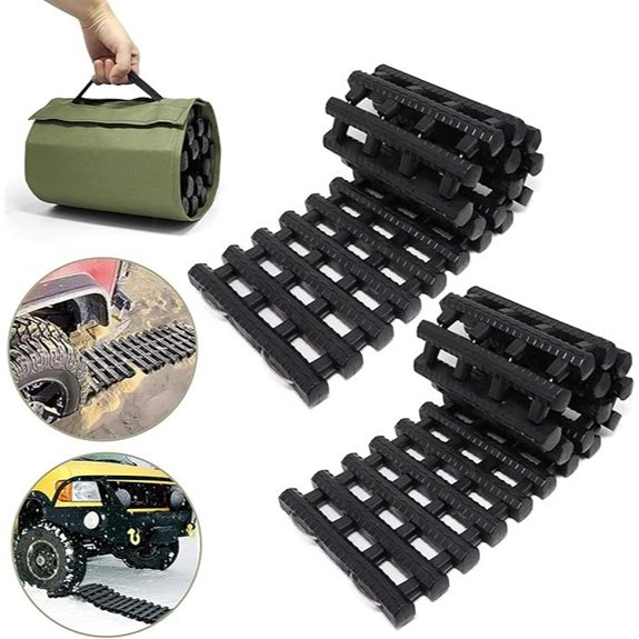 Traction Track Mats for Off-Road Vehicles (2 Pack)