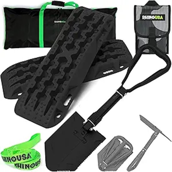 Rhino USA Offroad Recovery Kit with Boards & Shovel