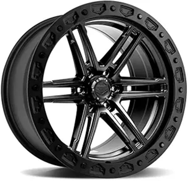 Vorsteiner Offroad VR-602BL 17x9 Truck Wheel Set